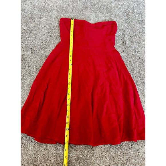Express Strapless Fit & Flare Dress size XS - Picture 3 of 6